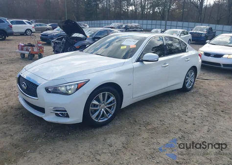 2017 Infiniti Q50 3.0T Premium z USA, uszkodzony, nr VIN JN1EV7AP2HM736943
